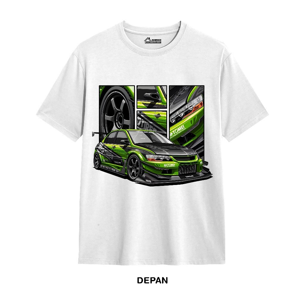kaos racing mitsubishi evo 8 kaos  distro original | kaos mobil