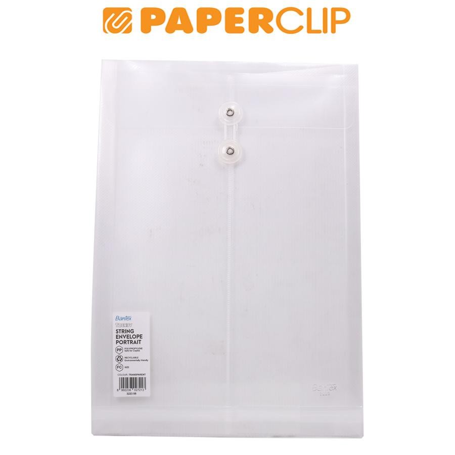 

MAP PLASTIK TALI BANTEX 3223 FC 08 TRANSPARENT PORTRAIT