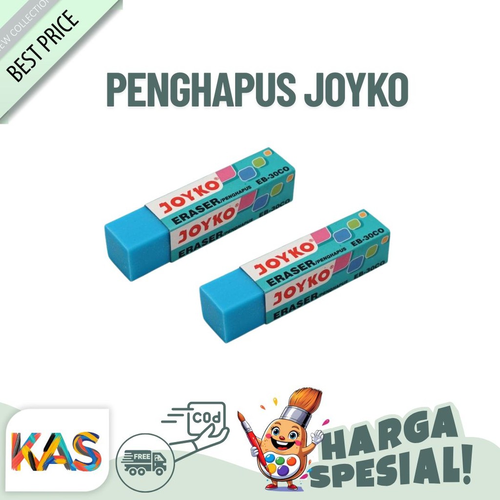 

Penghapus Joyko Warna Eceran EB-30CO Eraser Warna Satuan