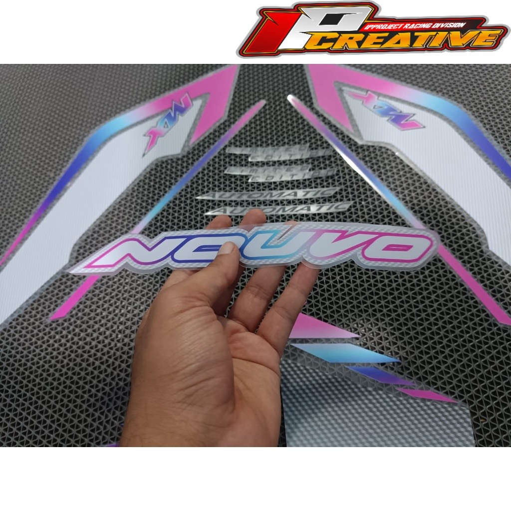 STRIPING TRANSPARAN RAINBOW NOUVO Z/NOUVO MX MOTIF RAINBOW