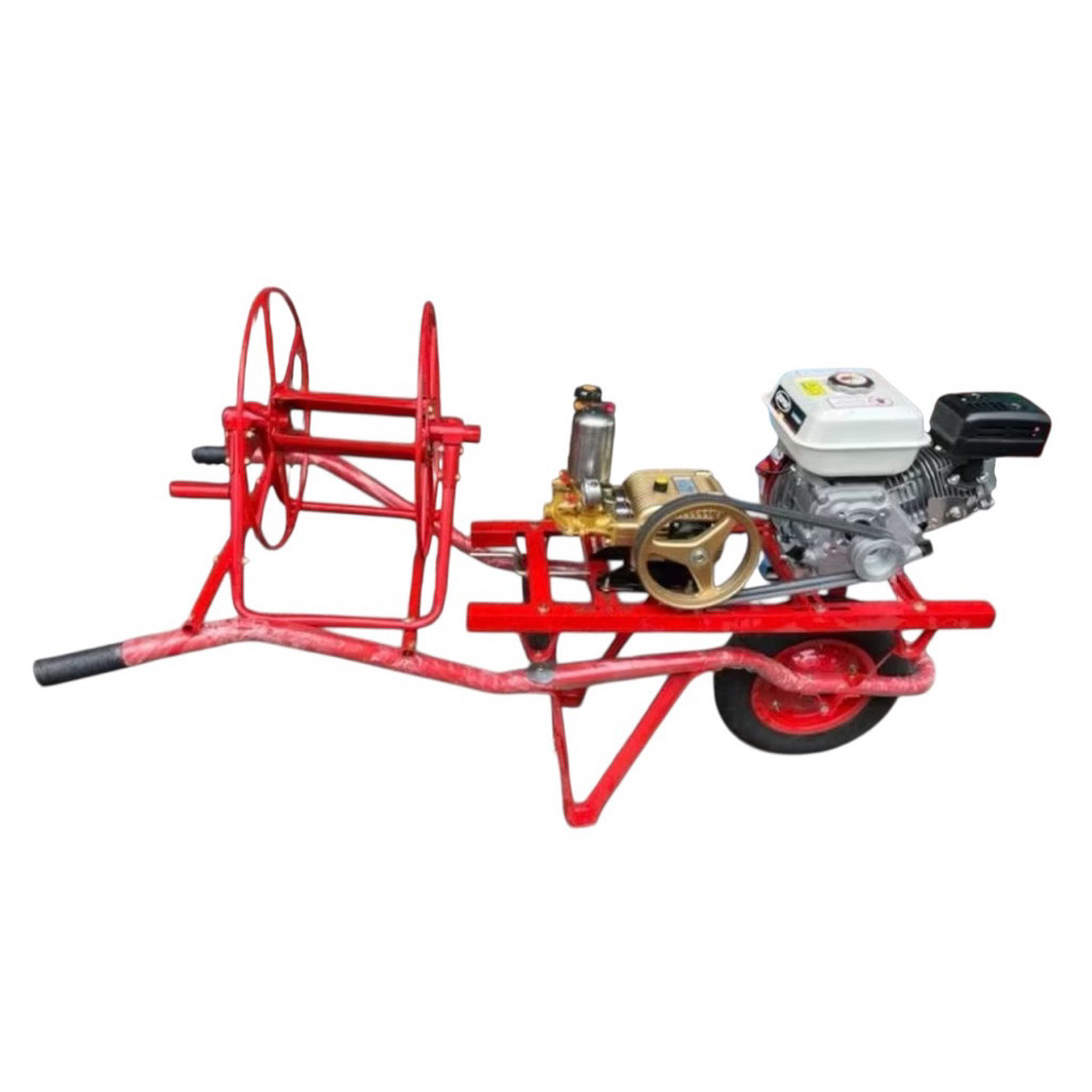 PROMO DOORSMER ANGKONG TINGGAL SORONG MESIN CUCI STEAM BENSIN KOMPLIT POMPA SPRAYER DENGAN SASIS BEK