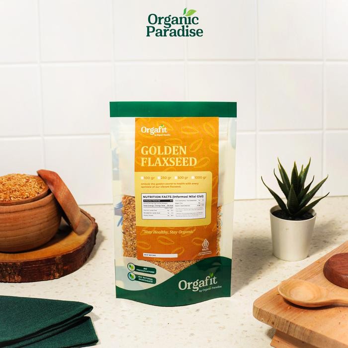 

Golden Flaxseed 1 Kg / Biji Rami 1 Kg - Spesifikasi