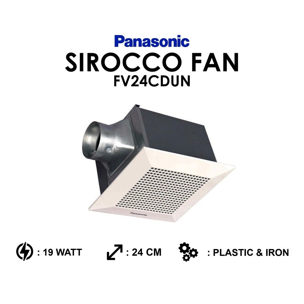 Exhaust Fan Panasonic FV 24CDUN / FV24CDUN 10 Inch