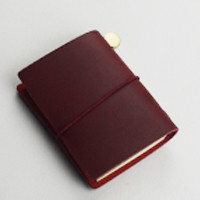 

1pc Leather Pocket Notebook 60 Blank Inner Pages Note Book for Sketching, Quoting, Notes & Journals