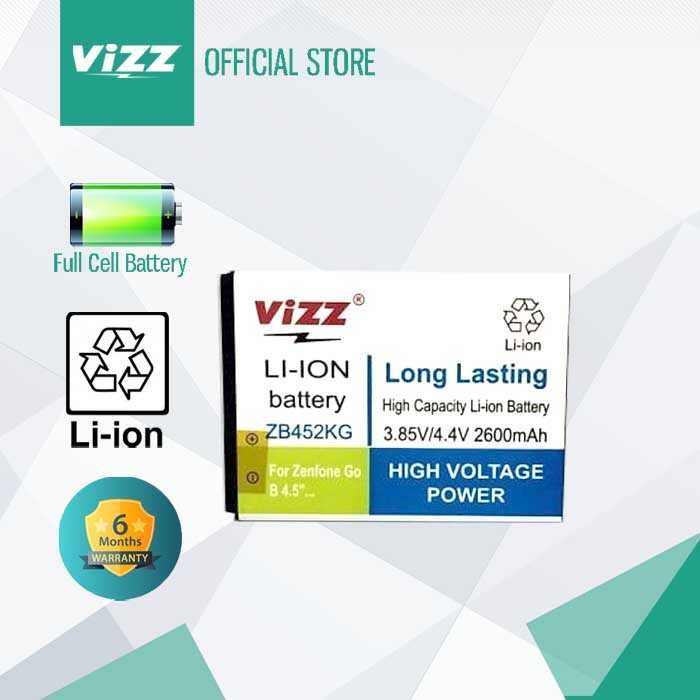 VIZZ Baterai Asus Zenfone Go B 4.5 ZB452KG Original