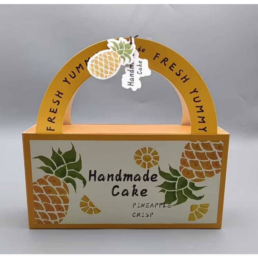 

pekanbaru /Pineapple Cake Hampers Box / Kotak Hamper Nastar Set / Tas Kue Handmade Cake