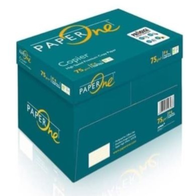 

PAPERONE FOLIO 75 GRAM - Termurah !!! Kertas Print Fotocopy Folio F4 75 gr PaperOne Box / Dus