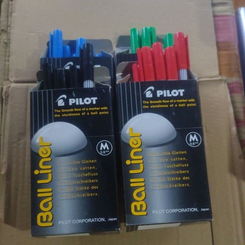 

Pulpen Pilot Balliner M 0.8mm Ball Point Original
