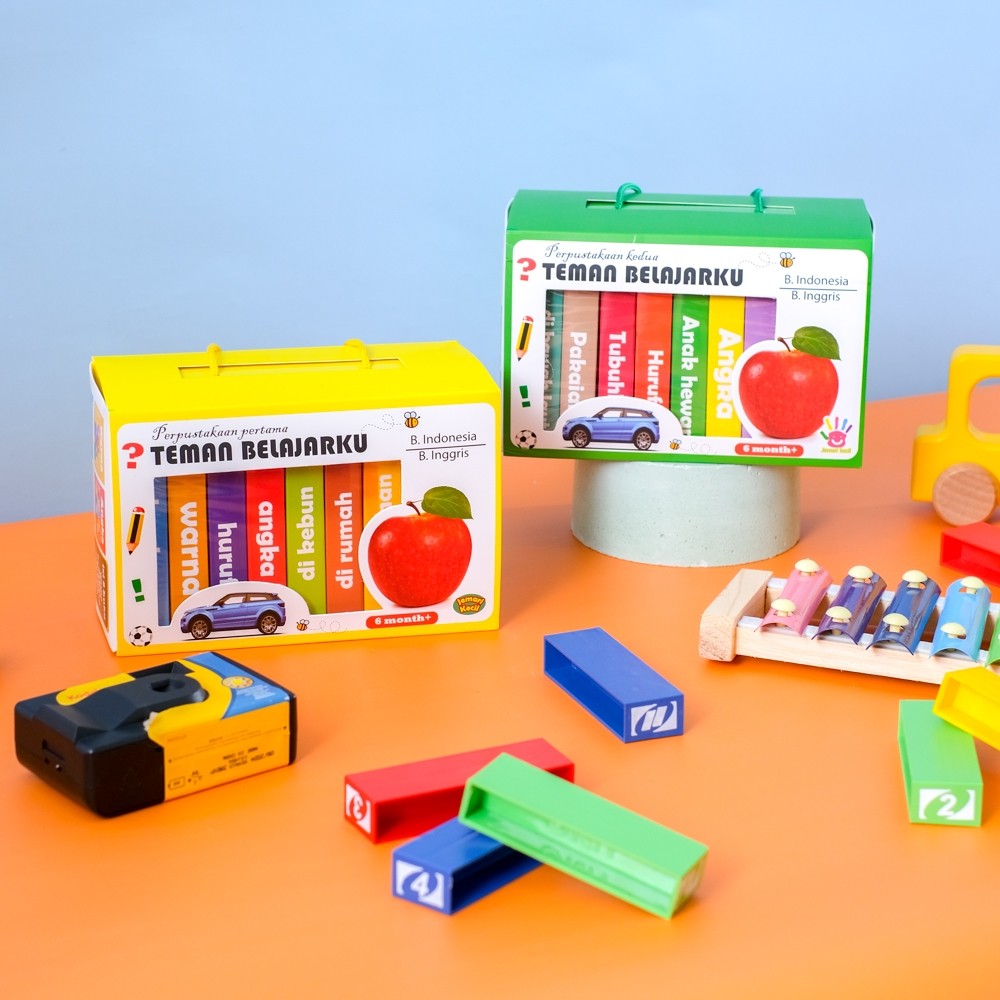 

TPBL Perpustakaan Pertama Teman Belajarku Bilingual Bahasa Inggris - Indonesia (1 Box Isi 8 Buku)