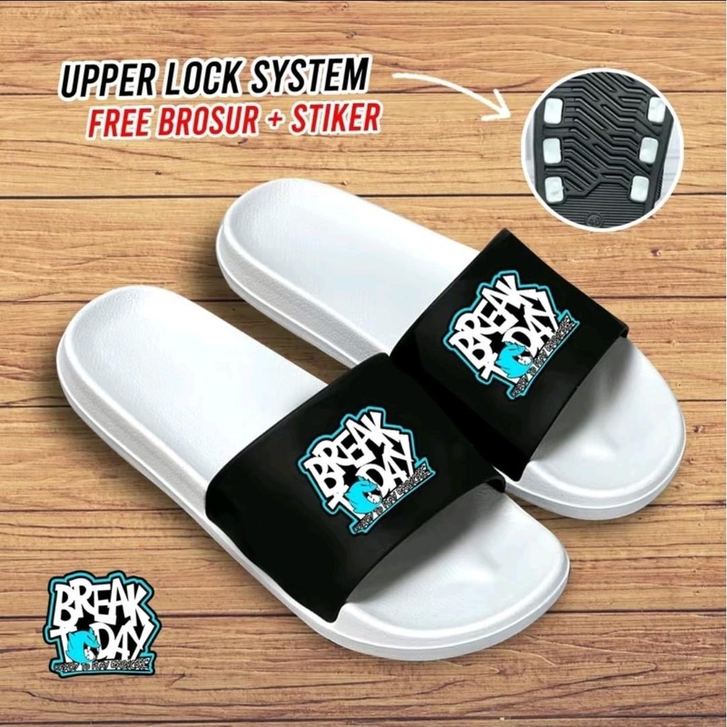 Sandal Slop Pria Wanita Eva/ Sandal Slide Slop UPPER LOKE SISTEM/Sandal Distro Original size 36 43 K