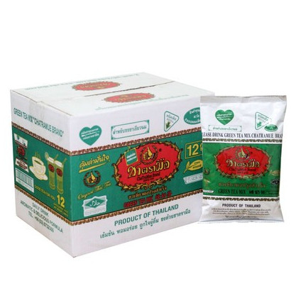 

Chatramue Thai Green Tea 200gr (isi 12) HALAL & BPOM EXP 2027 - KARTON
