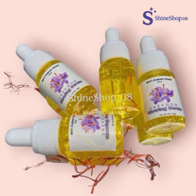SERUM GLOWING SAFFRON & SERUM GLOWING PINK - serum saffron glowing original Best Seller