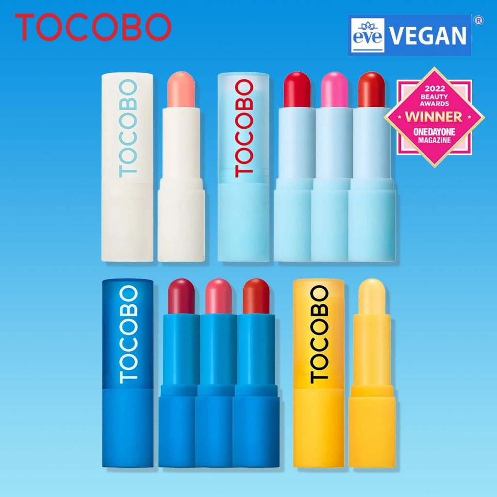 TOCOBO LIP | Lip Balm Colletion 3.5g | Tocobo Glass Tinted Lip Balm | TOCOBO Glow Ritual Lip Balm | 