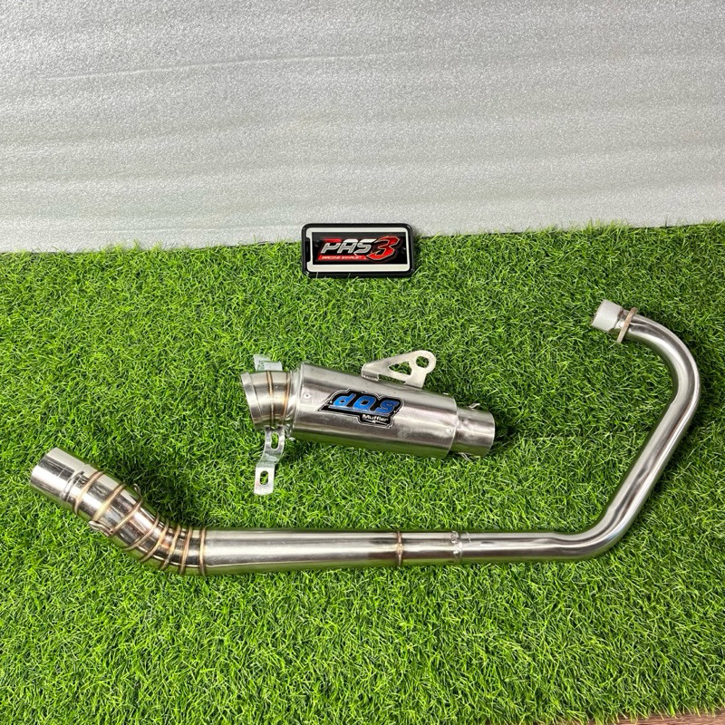 Knalpot Racing DOS Leher Bending vixion r15new cbr150 cb150 satria fu gsx150