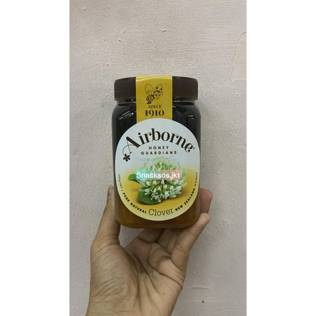 Airborne Clover Honey NEW ZEALAND 500 Gr MADU