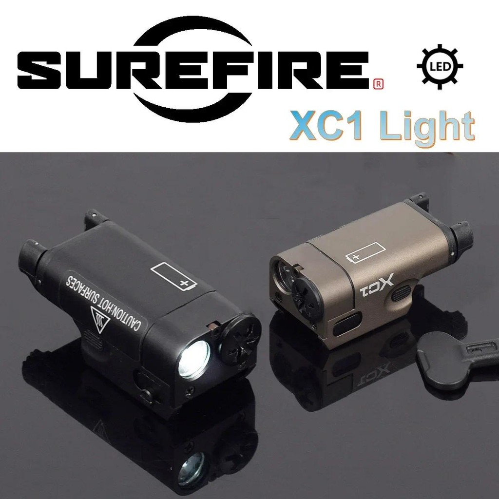 SureFir SF XC1 Tactical LED Flashlight Upgrade Metal Pistol Scout Torch Glock 17 18C 19 Airsoft Weap