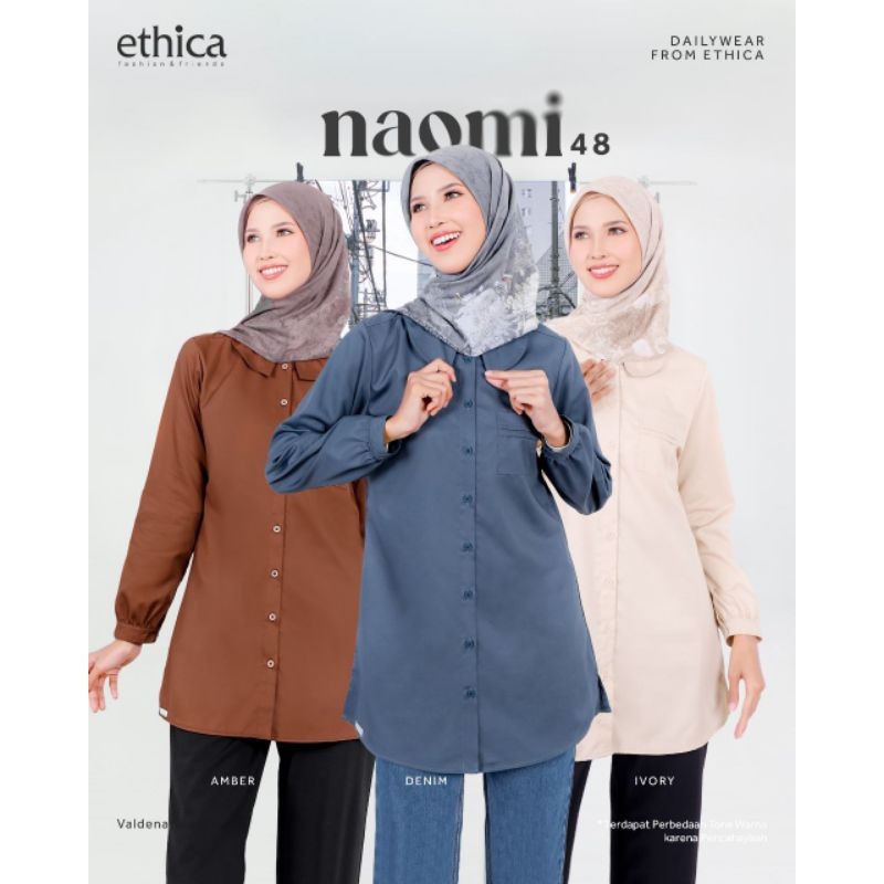Baju Atasan Tunik Baju Wanita Dewasa Naomi 48 by Ethica Original Branded Berkualitas Terbaru