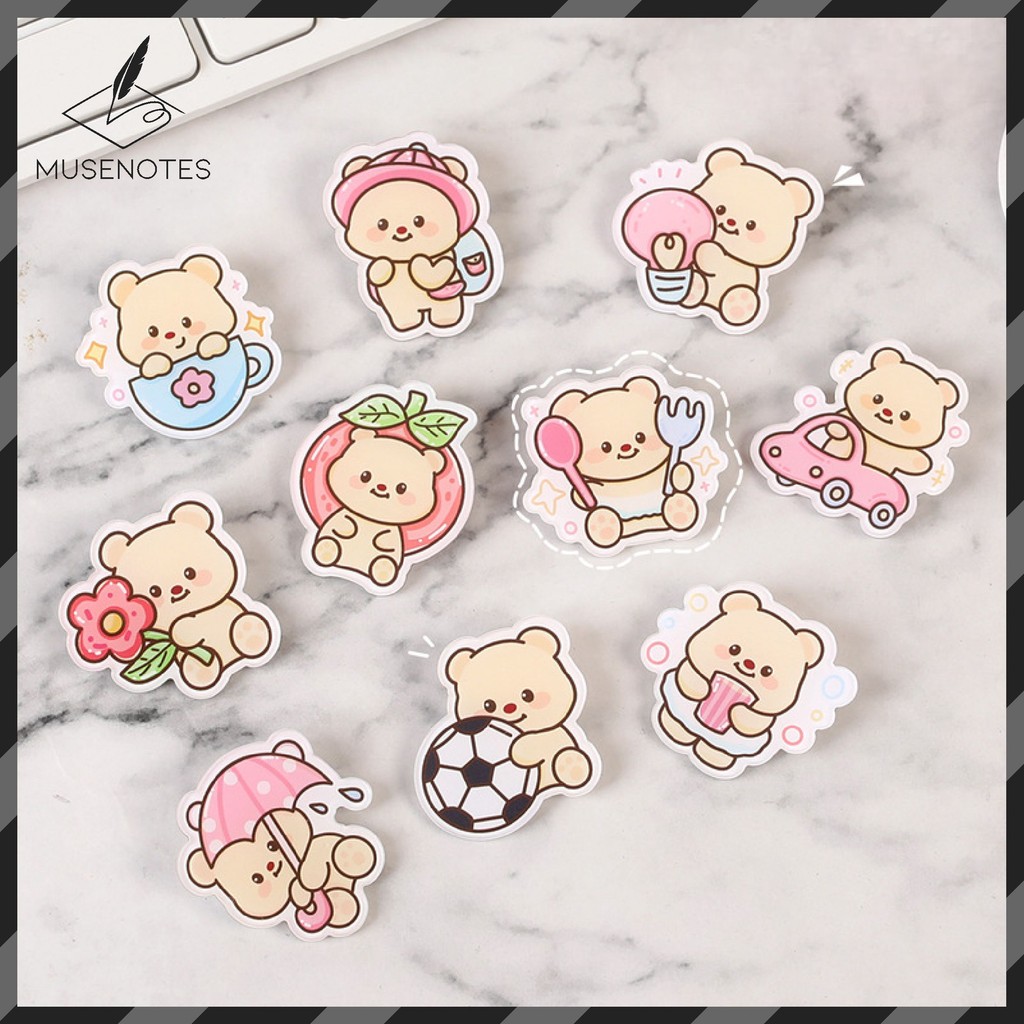 Pin Bros Yellow Butter Bear Kartun Brooch Fashion Serbaguna Karakter Lucu Unik Anak Dewasa A-PN005