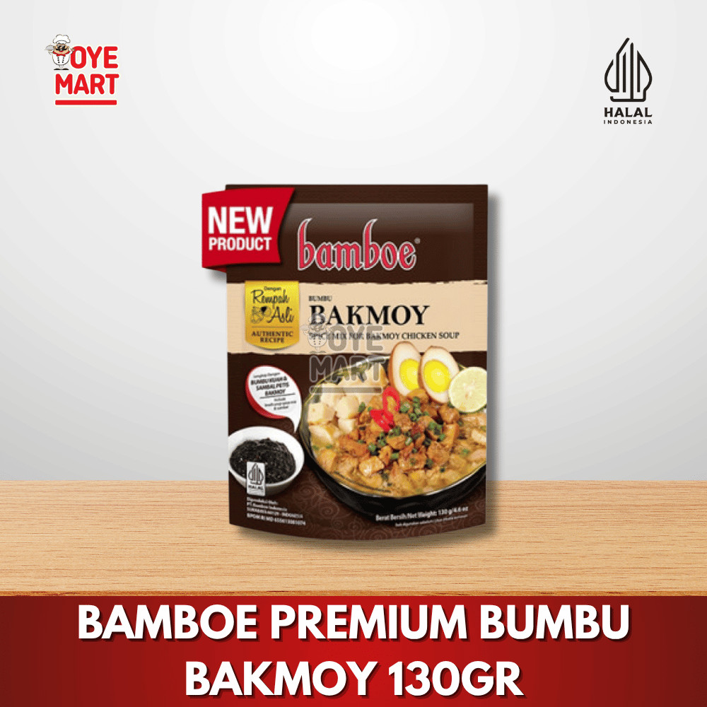 

BAMBOE PREMIUM BUMBU BAKMOY 130GR/BUMBU INSTANT