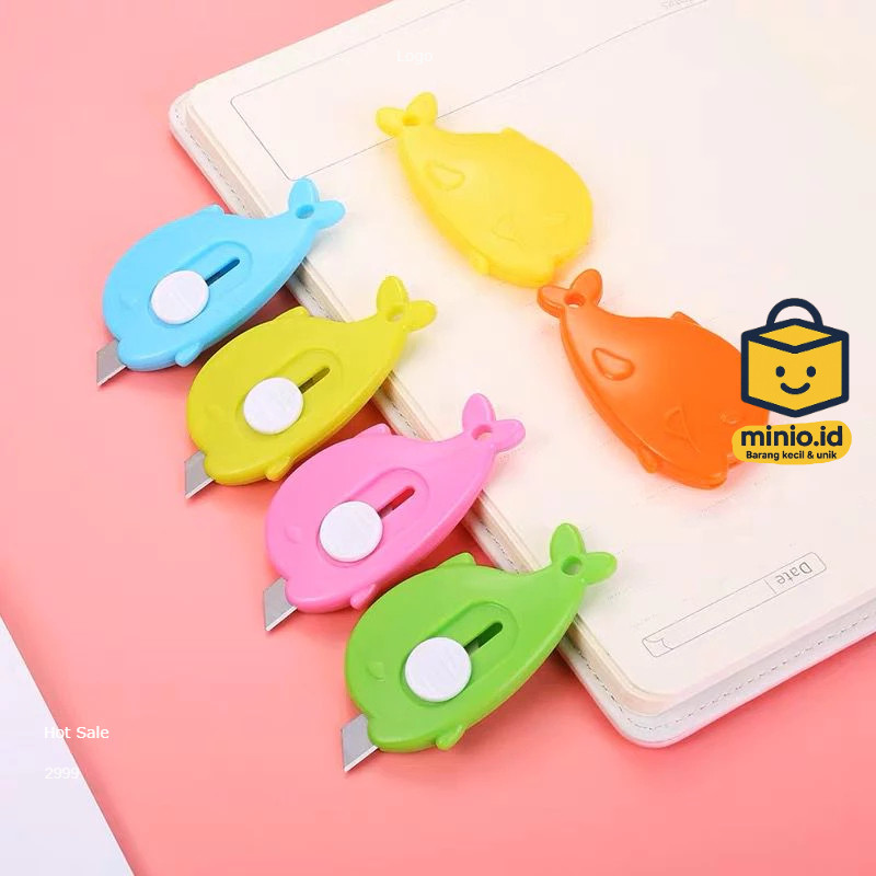 

MINIO.ID *CUTTER MINI MOTIF DOLPHIN LUMBA-LUMBA PISAU MINI PEMBUKA PAKET/UNBOXING RA