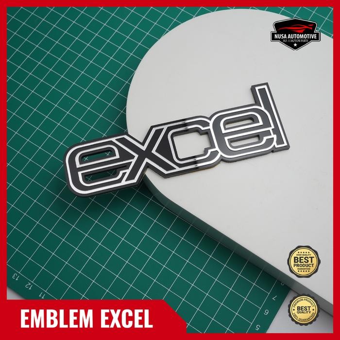 EMBLEM VESPA EXCEL 150 BADGE STIKER TIMBUL VESPA EXCEL VESPA CLASSIC  by UC