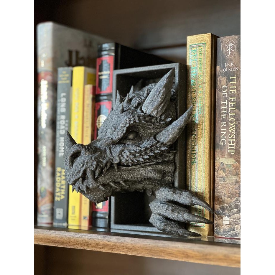 

Book Nook 3D Pembatas Buku Bookend Bookshelf End Shelf DIY Insert Dragon