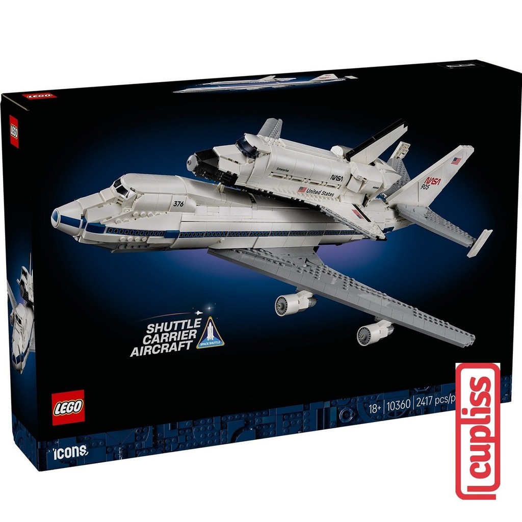 LEGO Original Icons 10360 Shuttle Carrier Aircraft Space Cupliss KG