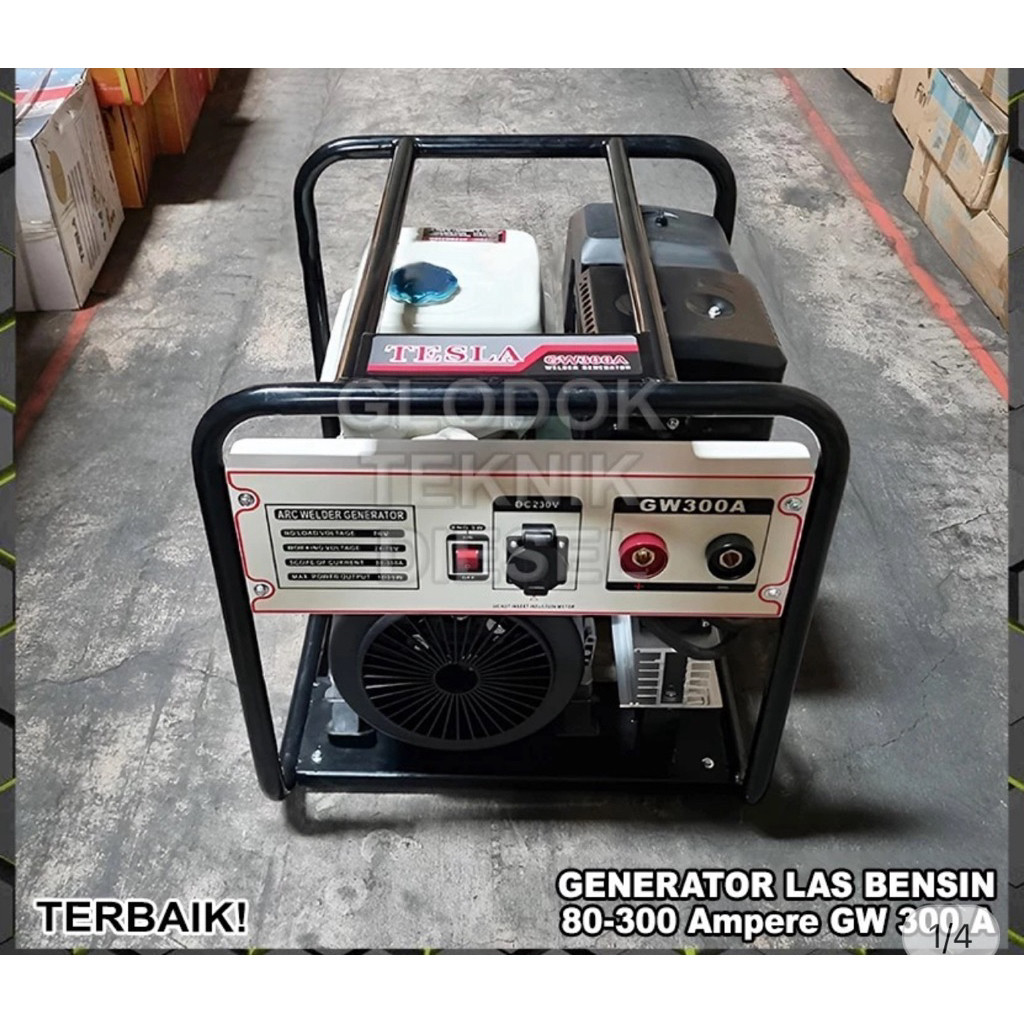 GENSET LAS TESLA 300a Generator welding gasoline welder tesla gw300a TERMURAH