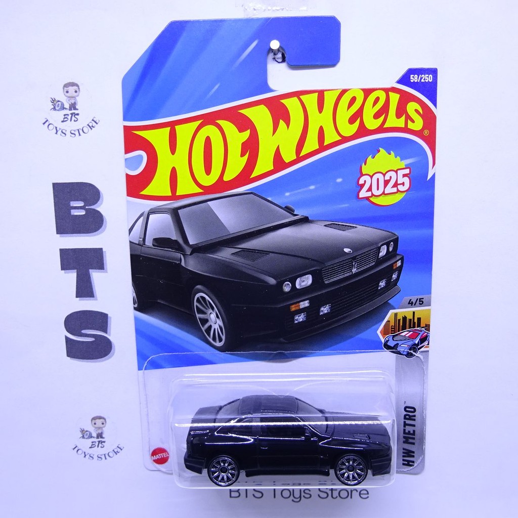 Hot Wheels Maserati Shamal Hitam