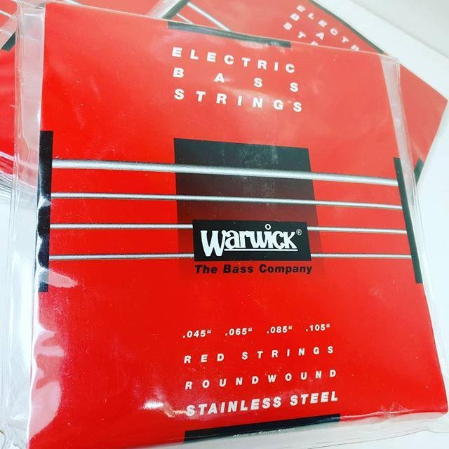 Warwick Bass Red String Round Wound Stainless String (4Senar)