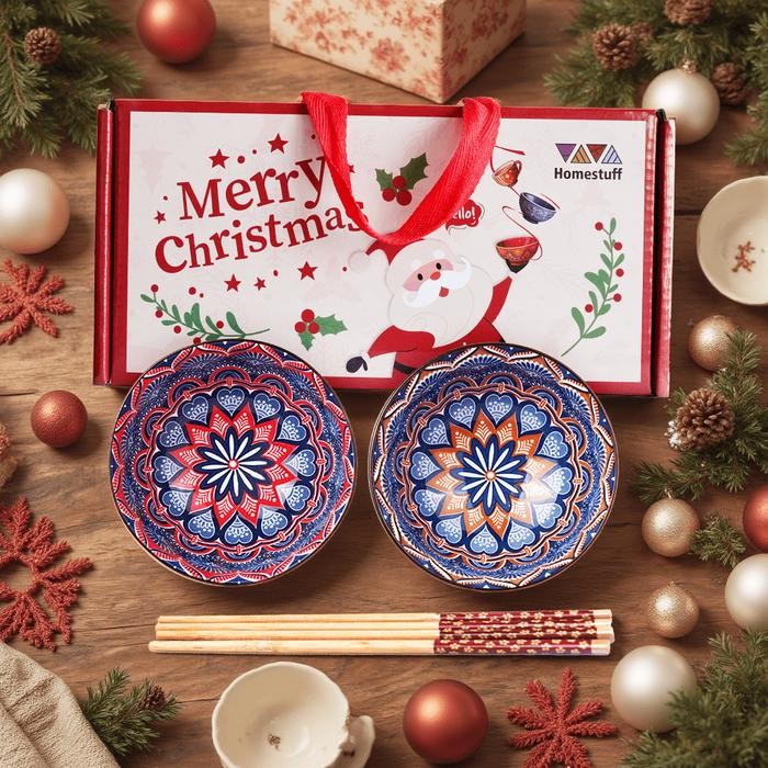 [SNI] HOMESTUFF Hampers Mangkok Set Japanesse / Mangkok Souvenir Bohemian Style / Bowl Set Japanesse