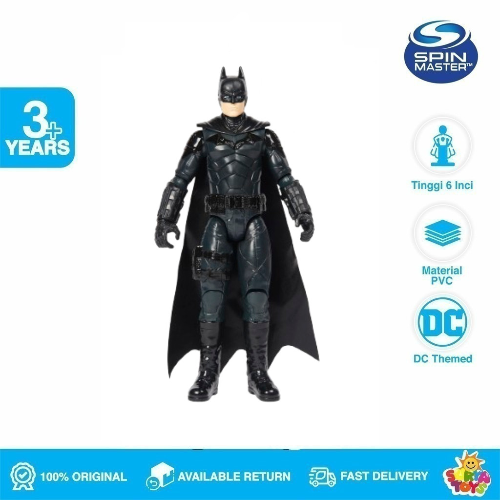 Action Figure Spin Master DC The Batman Black
