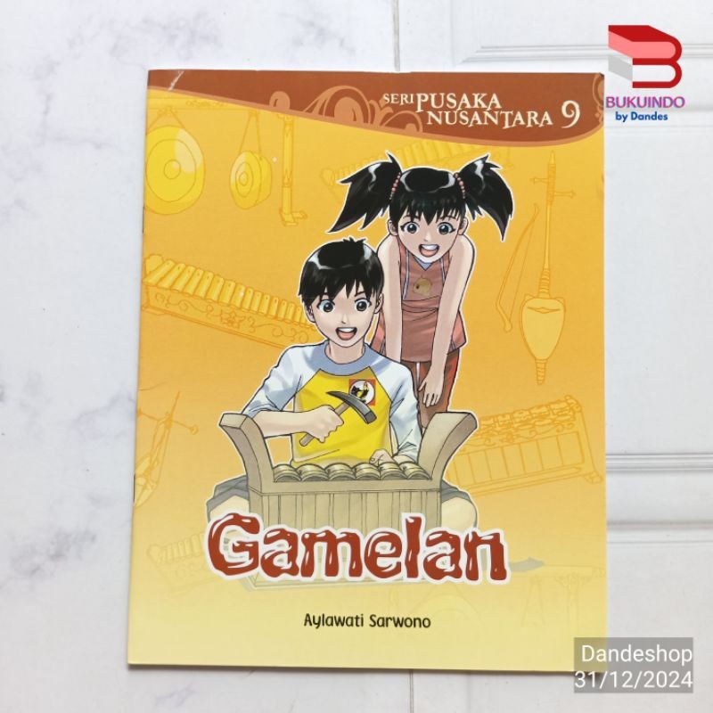Gamelan - Seri Pustaka Nusantara 9  - Buku pengetahuan Anak Bergambar