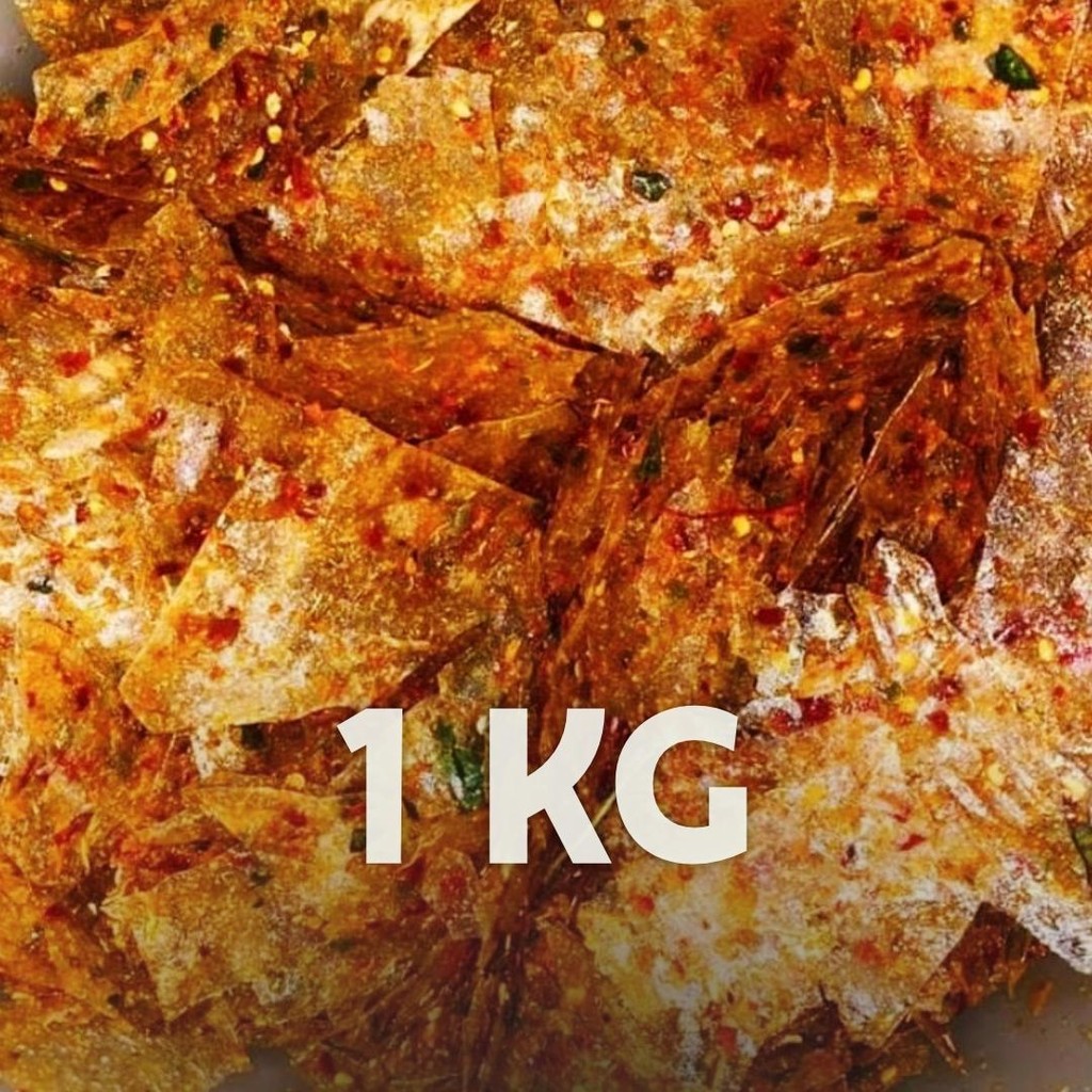 

[ 1KG/500GR/250GR ] Keripik Kaca Pedas Daun Jeruk / Kripca Kabitha / / KERIPIK KACA PEDAS Food Instan