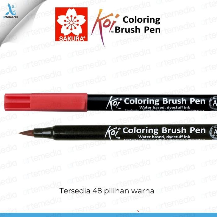 

Promo Brush Pen Sakura Koi Cooring Brush Pen Pena Kuas Warna - 01/03 - BENDER