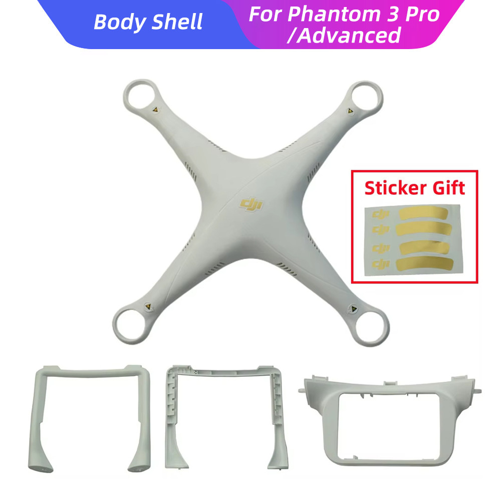 Original Body Shell For Phantom 3 Professional Parts Landing Gear Upper Battery Cover For DJI Phanto