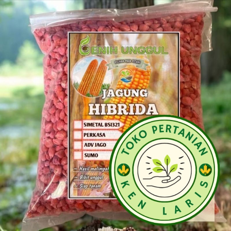 TERLARIS 1KG BENIH JAGUNG SIMETAL BISI 321,ADV JAGO,SUMO,PERKASA BIBIT UNGGUL