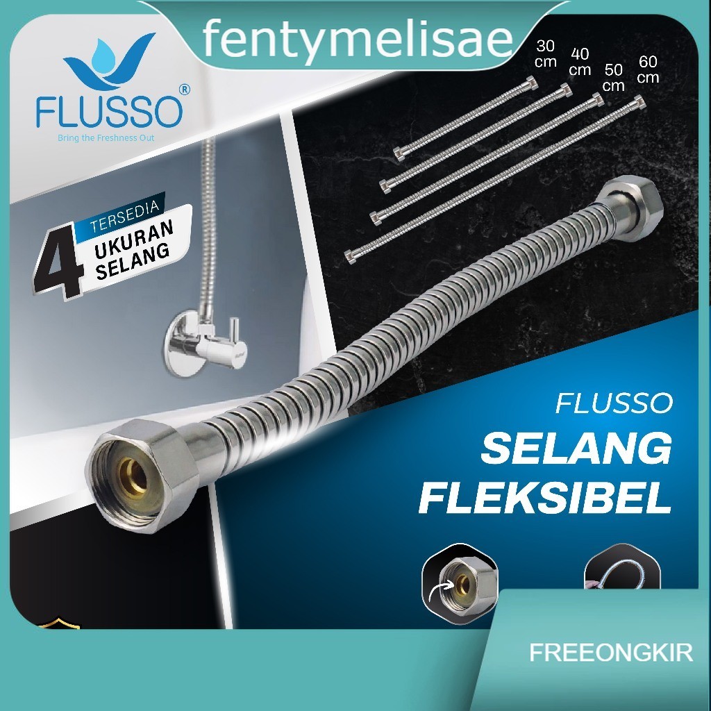 SELANG FLEKSIBEL / Selang Pipa Jet Bidet / Selang Shower Kuningan Hand Shower Air Panas