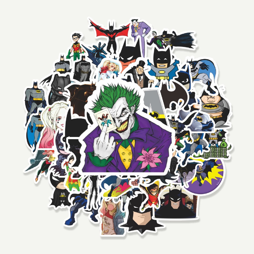 

Sticker Pack Stiker Kartun Batman | Sticker TUMBLR | Stiker LAPTOP KOPER HELM