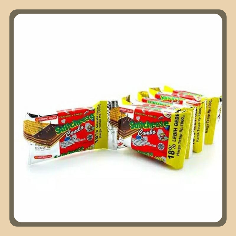 

Biskuit Wafer SaltCheese Combo 10 Pcs Khong Guan
