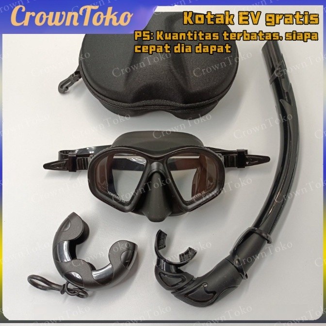 YY67 Masker Freedive Kacamata Low Volume Mask Panah Ikan Selam Spearfishing Freediving Snorkeling Fr