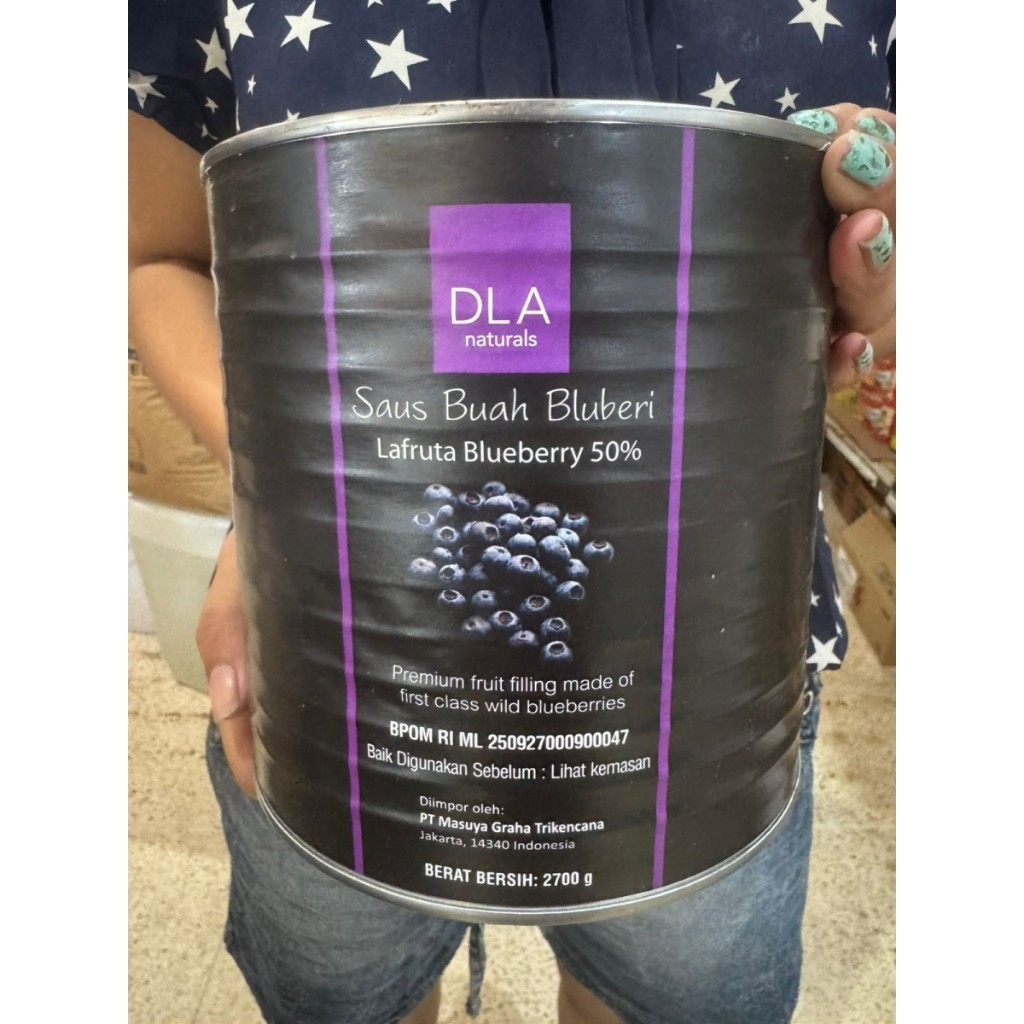 

Blueberry Fruit Fillings DLA / Selai Filling Blueberi DLA - 2.7 Kg