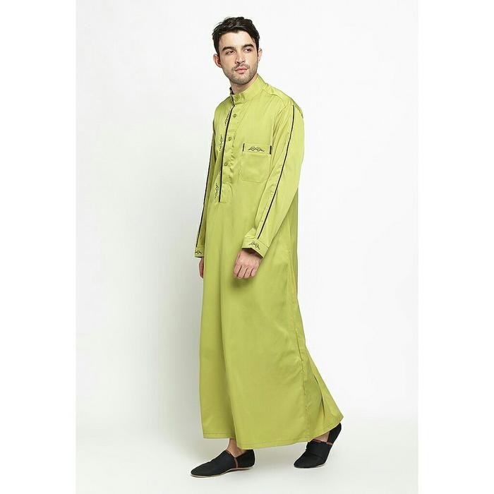 Baju gamis pria mewah - Hitam, M