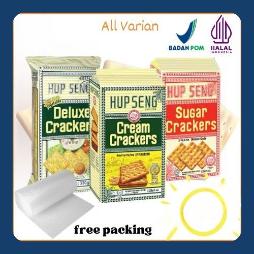 

HUP SENG/ HUPSENG cream crackers/ Biskuit cap pingpong/ biscuits hup seng