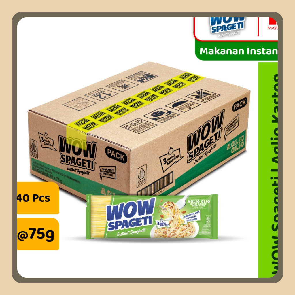 

Pasta WOW Spageti Aglio Olio Karton