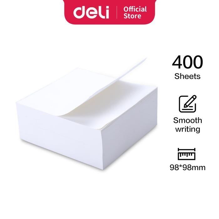 

TERLARIS! Deli Memo Paper / Kertas Memo Warna Putih Gading/Coklat 400Lmbr 2170X - Cokelat