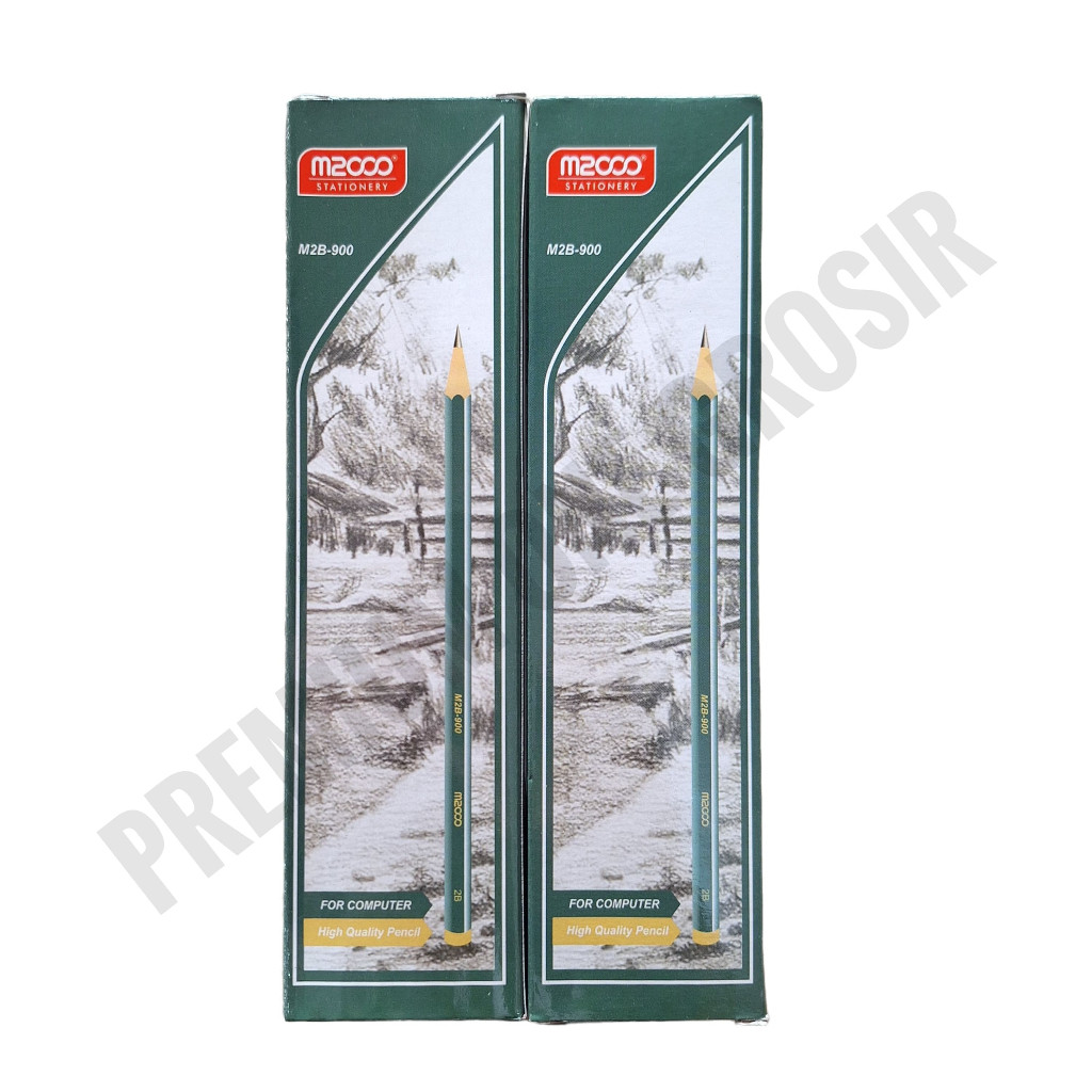 

TERLARIS 1 Kotak Isi 12 Pcs Pensil 2B M2000 Hijau & Biru / M2000 M2B - 900 / M2000 M2B - 800