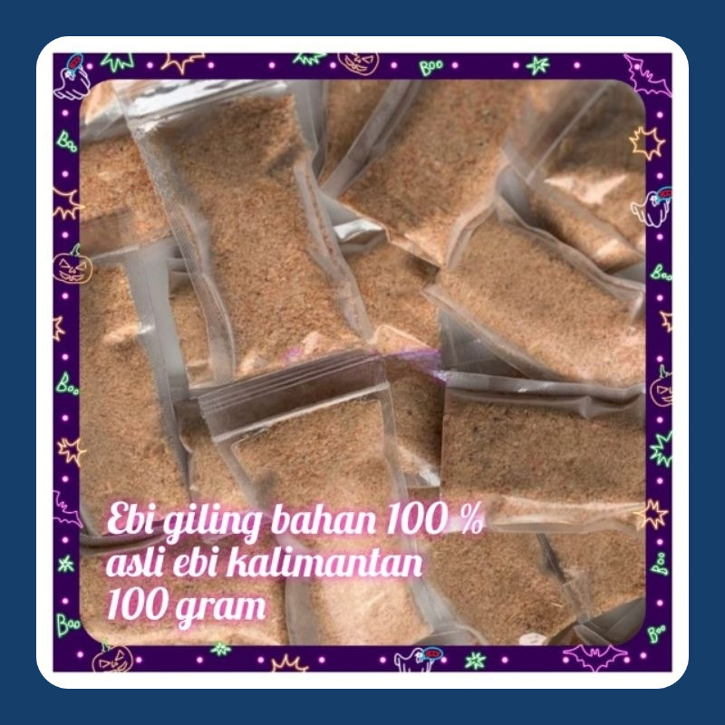 

ebi giling super ( 100% bahan ebi ) 100gram