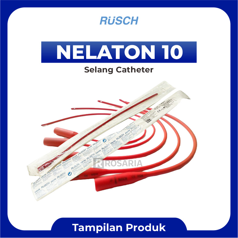 NELATON CATHETER RUSCH No. 10 Selang Kateter Steril