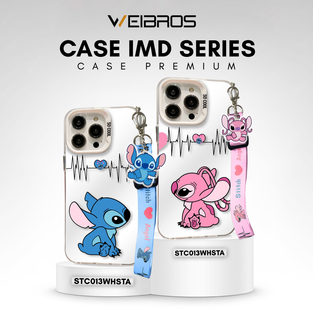 WEIBROS CASE XIAOMI REDMI A1 A1 A3 8 8A PRO 9 9A 9C 9T 10A CASING IMD STITCH LOVE ANGEL